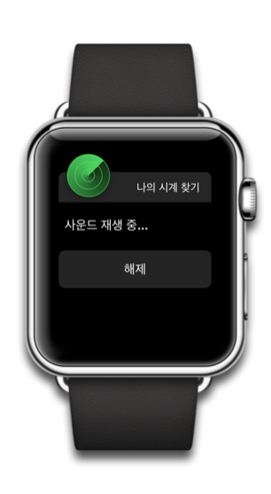 나의 애플워치 찾기