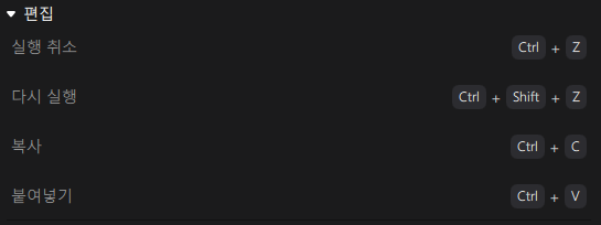 Edit Keyboard Shortcuts