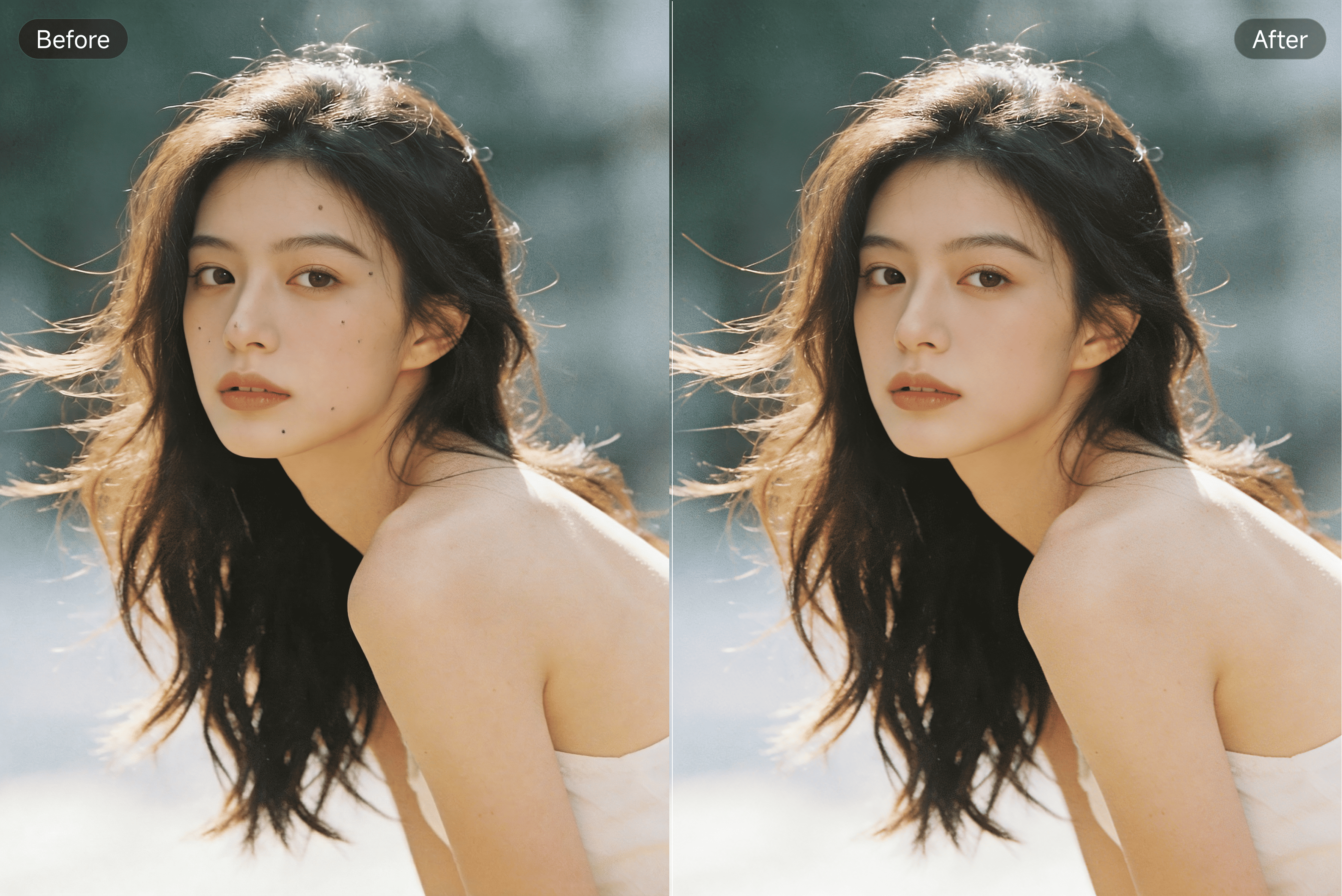 PixPretty remove moles