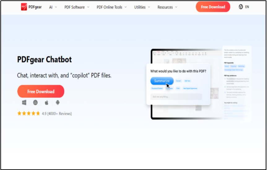 PDFgear 온라인 편집기