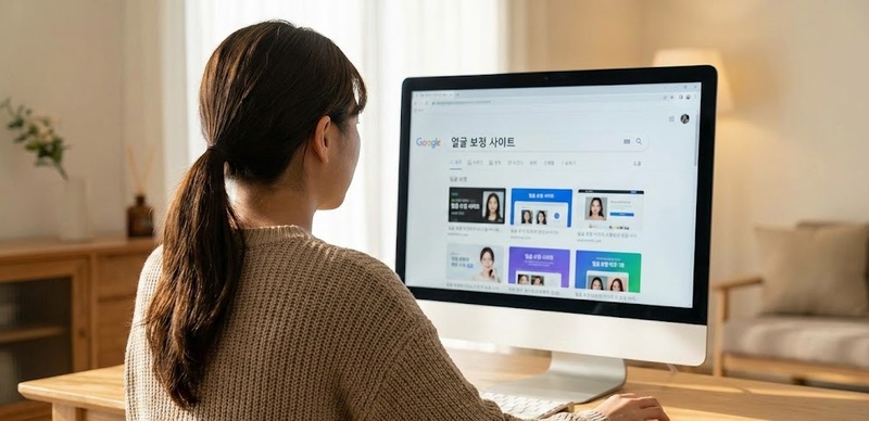 얼굴 보정 사이트