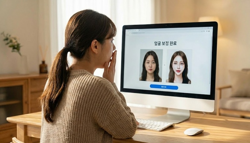 얼굴 보정 사이트