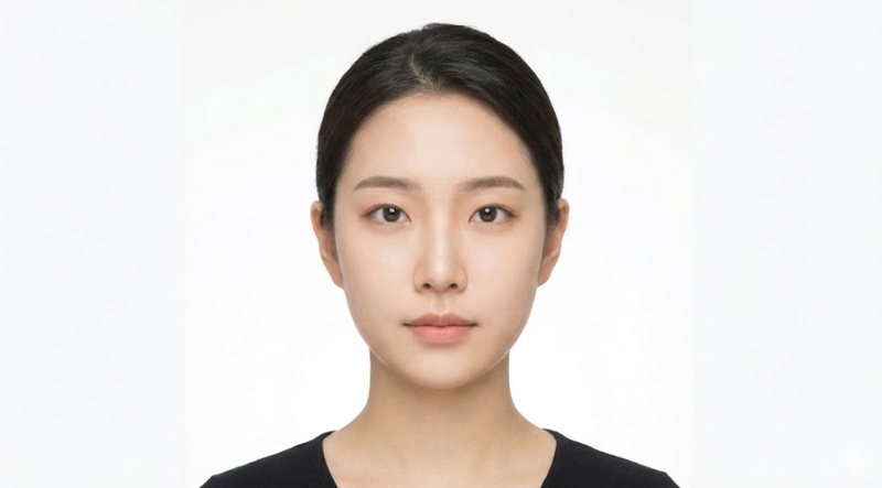 증명 사진 자르기