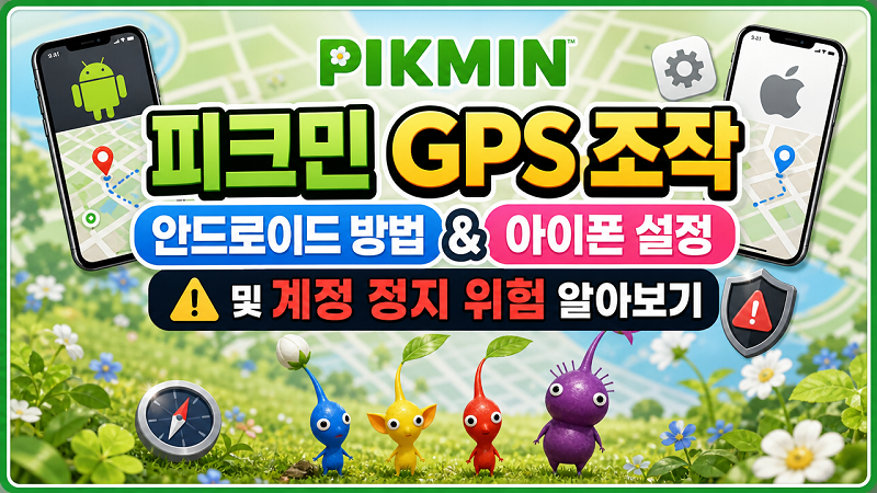 피크민 블룸 GPS 위치 변경 방법과 주의사항