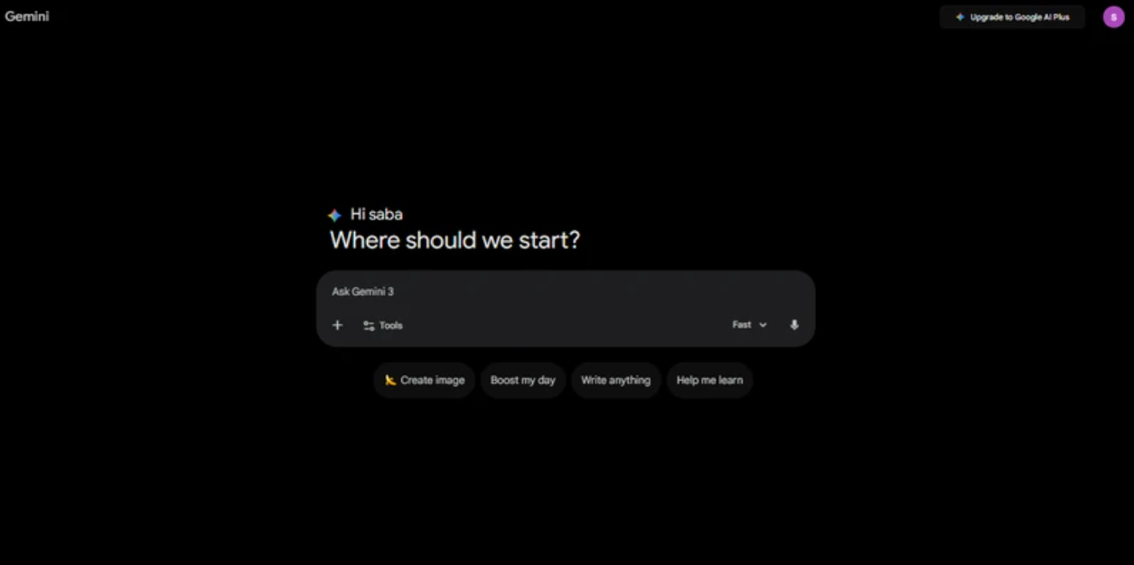 제미나이 앱 열기