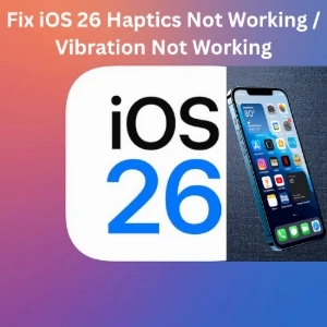 iOS 26 아이폰 햅틱 안됨 가이드