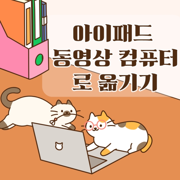 아이패드 동영상 컴퓨터로 옮기기