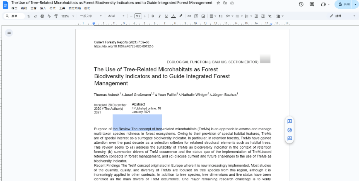 google doc extract text