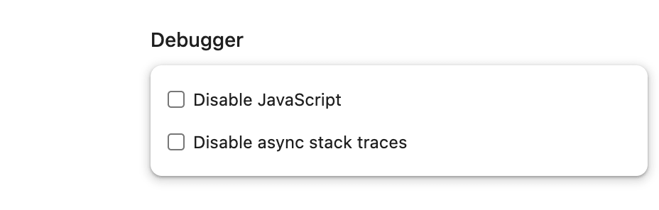 JavaScript 비활성화