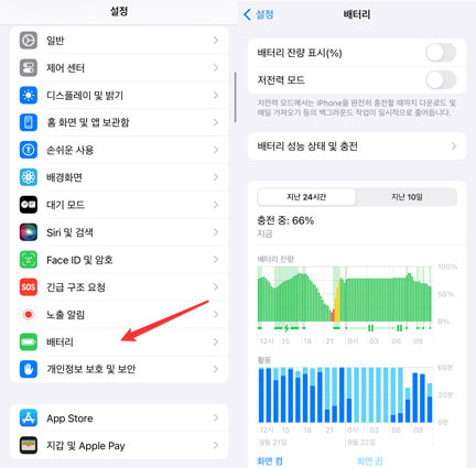 배터리 문제