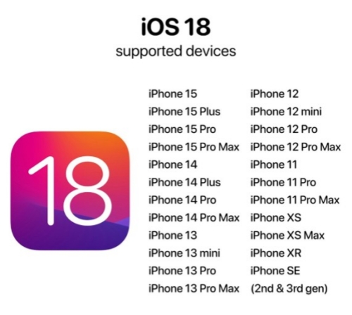ios 18 지원기기