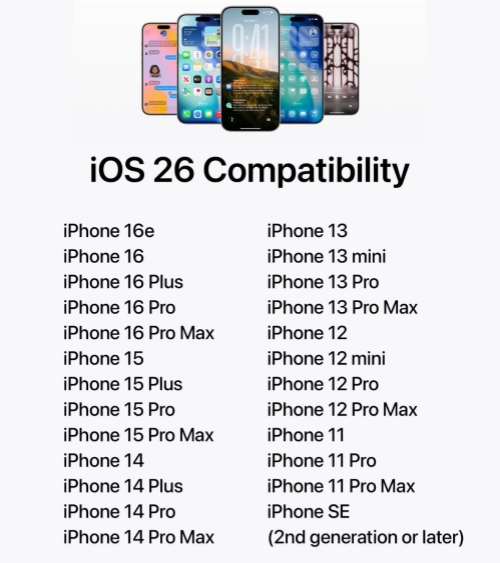 iOS 26 지원 기기