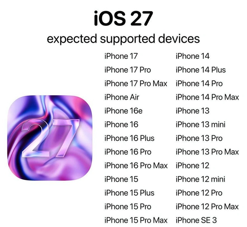 ios 27 지원 기기