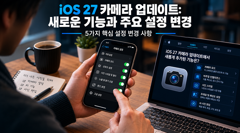iOS 27 카메라 설정