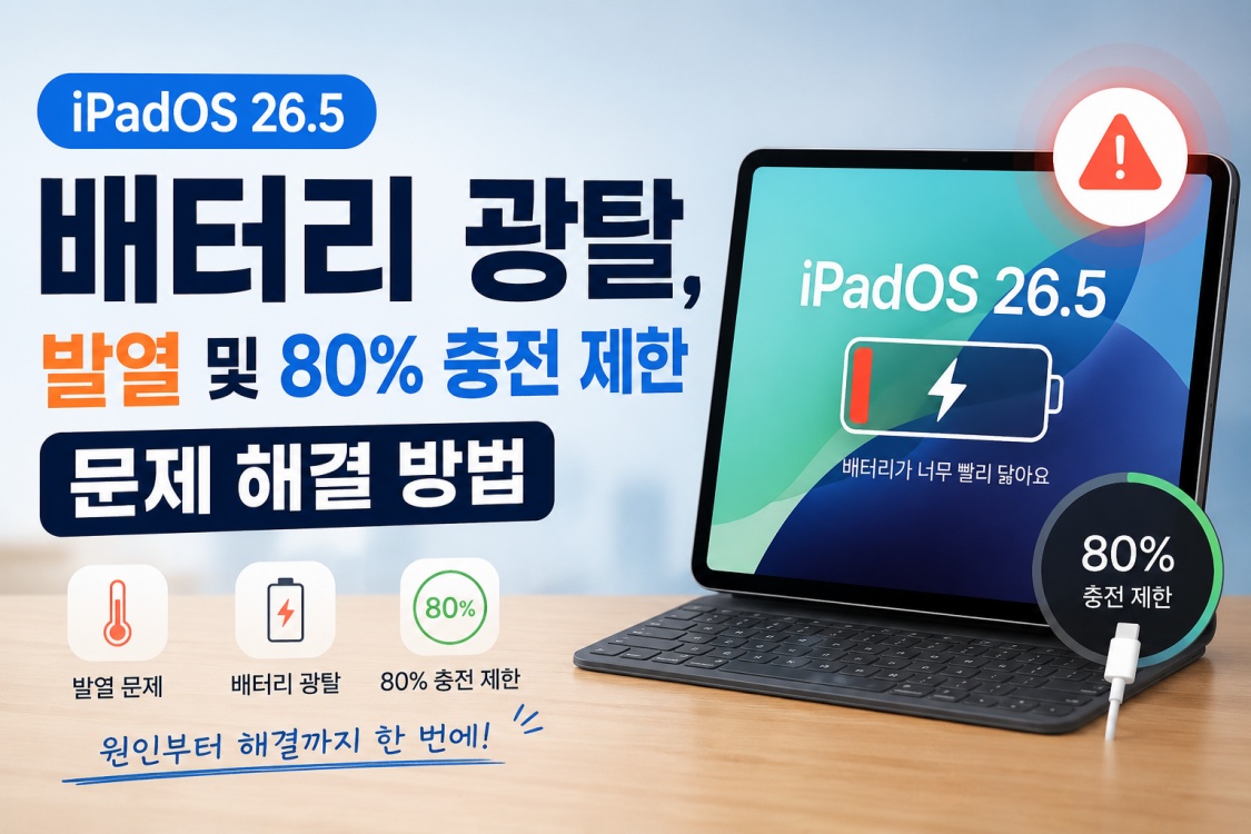  iPadOS 26.5 배터리 광탈