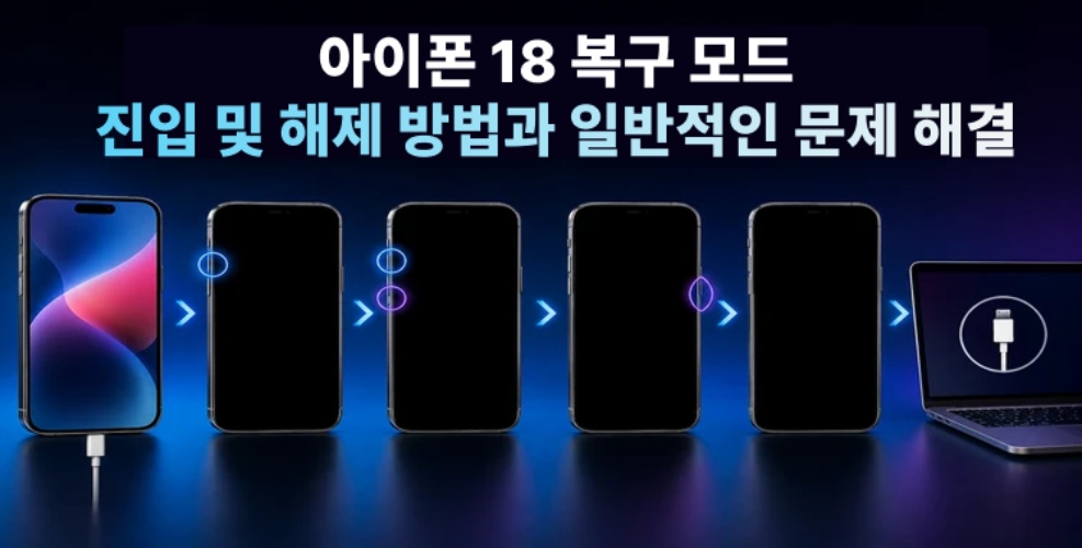 아이폰 18 복구 모드