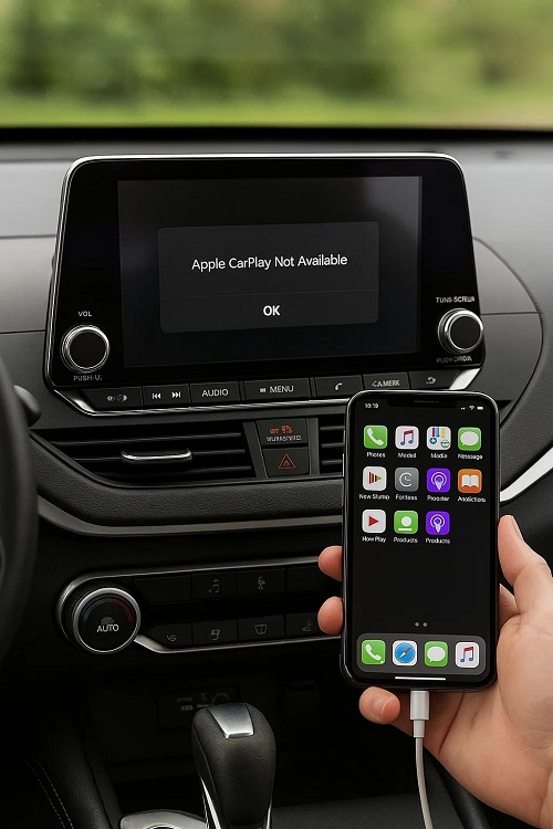 유선 및 무선 CarPlay 각각 테스트