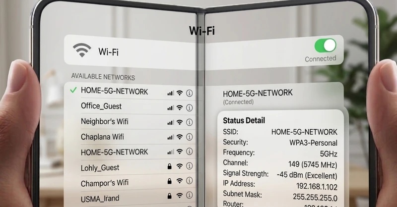 Wi-Fi 연결 확인