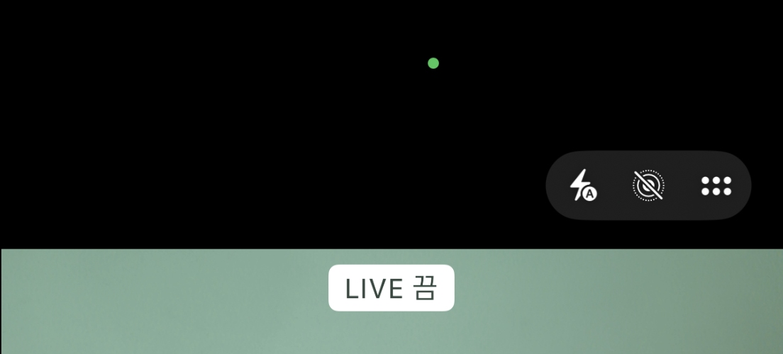 Live Photo 끄기