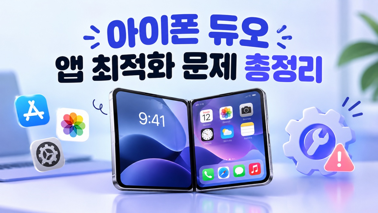 아이폰 듀오 앱 최적화 문제