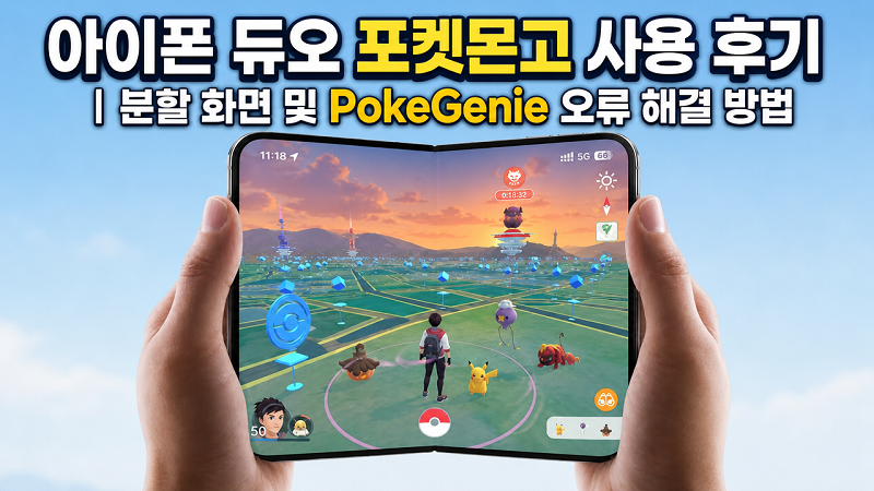 아이폰 듀오 포켓몬고 사용 후기