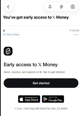 초대 링크 통해 X Money 활성화