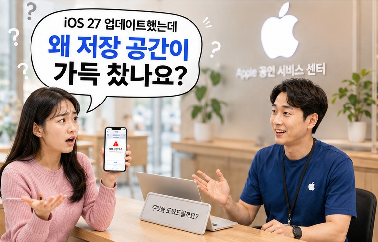 iOS 27 베타 저장 공간