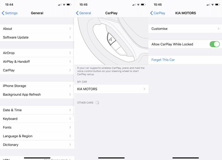 iOS 27 자동차 지우기