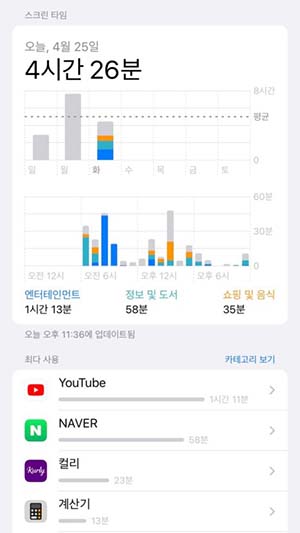 스크린 타임