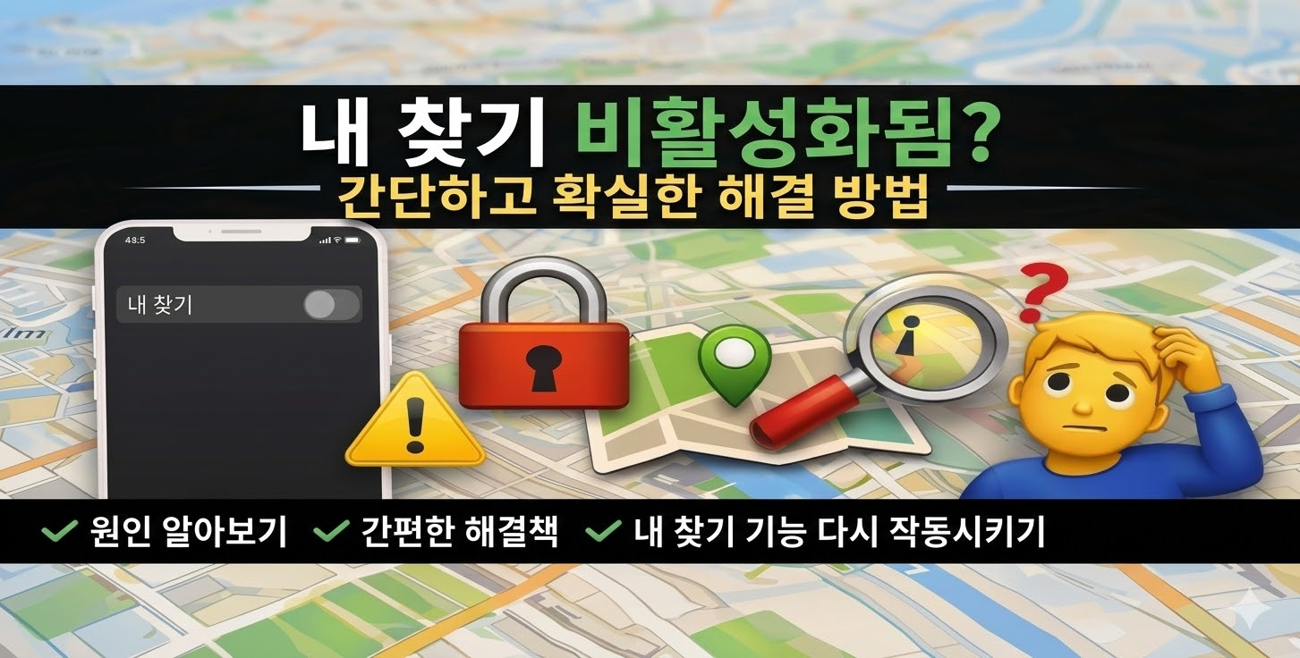 나의 찾기 끄기 안됨