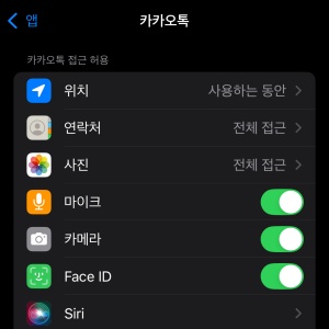 아이폰 카톡 전송 오류