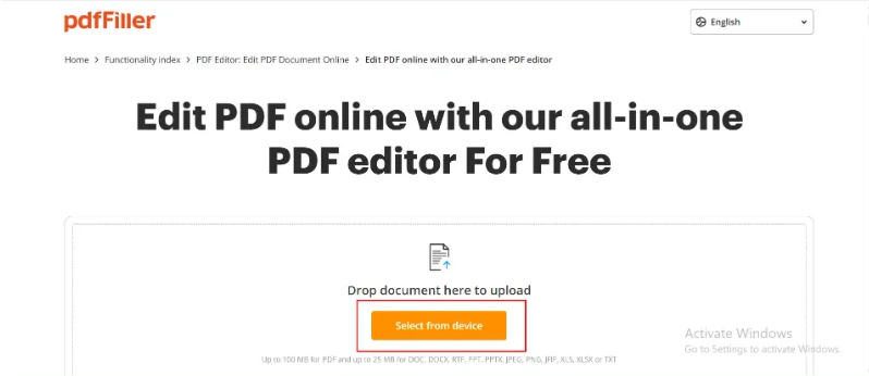 pdffiller edit form 01