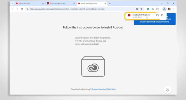 Adobe Acrobat 다운로드