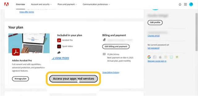 Adobe ID 로그인