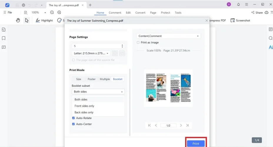 print ppt with notes on windows 03